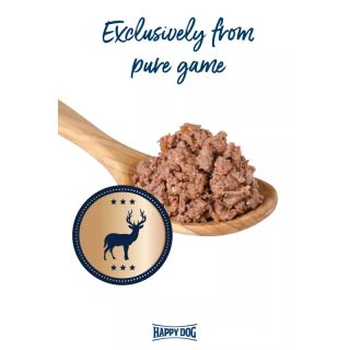 Happy Dog Sensible Pure Sweden – monoproteiiniline märgtoit 100% ulukilihaga (min. 6tk)