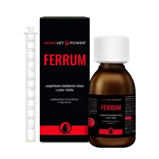 JM Sante Pharma MONOVET Power FERRUM 90ml. (raudfumaraat+B6+B9+B12+E)