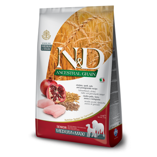 Farmina Dog LOWGRAIN Chicken/Pomegr.Senior Med/Max 12kg