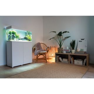 Aquael Akvaariumi komplekt OPTISET 240L (121x41x56 cm) valge + akvaariumi kapp