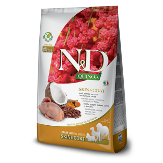 Farmina Natural & Delicious Dog QUINOA Skin/Coat Quail 800gr