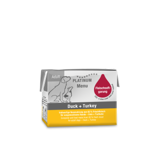 PLATINUM MENU DUCK + TURKEY 185gr