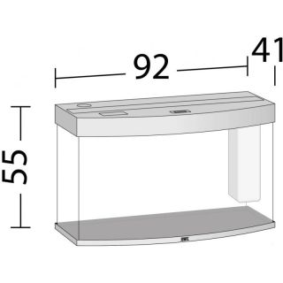 Juwel akvaarium Vision 180 LED (must-180L)