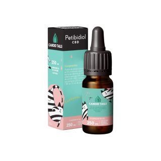 CandidTails CBD 250mg laia spektriga lõhe maitseline kanepi õli kassidele 10ml