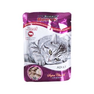 Super Benek konserv kassile veiselihaga, tükid kastmes 100g (karp =24tk)