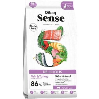 Dibaq Sense CAT Grain Free DELICIOUS (FISH & TURKEY) 6kg