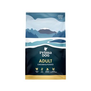 PrimaDog täistoit kana-kartuli kõikidele täiskasvanud koertele 20kg