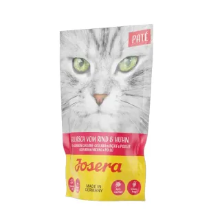 Josera kassieine pasteet veise- ja kanalihaguljaššiga 85g (karp =16tk)