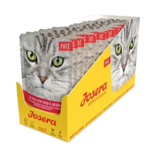 Josera kassieine pasteet veise- ja kanalihaguljaššiga 85g (karp =16tk)