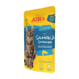 JosiCat lõhega eine kastmes 85g (kastis 28tk)