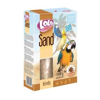 Lolo Pets For Birds Citro Sand — lindude liiv tsitruseliste tükkidega 1,5kg