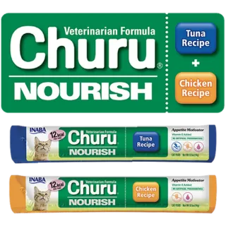CHURU CAT Tuna/Chcken NOURISH 12kcal/tube 50 x 14gr.