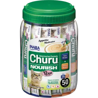CHURU CAT Tuna/Chcken NOURISH 12kcal/tube 50 x 14gr.
