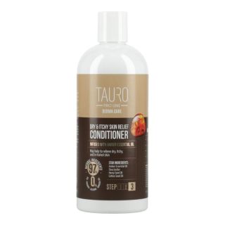 Kasside ja koerte kuiva naha sügelust vähendav palsam, TAURO PRO LINE Derma Care Dry & Itchy Skin Relief Conditioner for dogs and cats, 400 ml