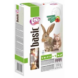 Lolo Pets — puuviljadega sööt hamstritele ja küülikutele, 350 g