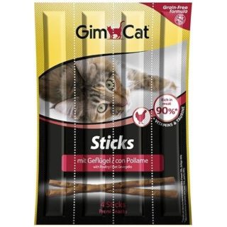 GimCat sticks Poultry 4 tk. 20g