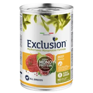 Exclusion Mediterraneo adult konserv loomalihaga 400g (karp =6tk)