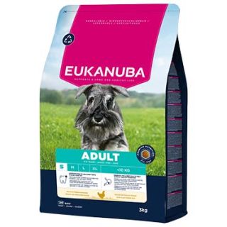 EUKANUBA Adult kanalihaga väikestele koertele 3 kg
