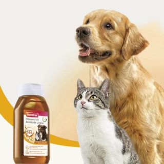Beaphar Flaxseed Oil Dog & Cat 430ml. (lisaseemneõli koertele ja kassidele)