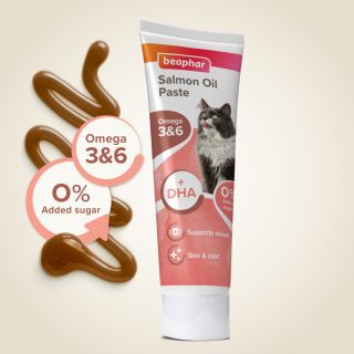 Beaphar täiendsööt Salmon Oil paste 100g