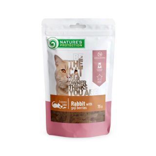 Natures Protection närimismaius kassidele, küülikuliha ja goji marjadega, 75 g
