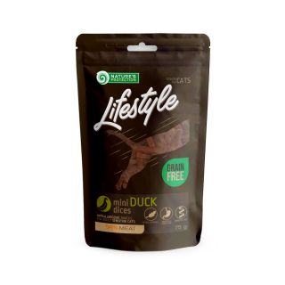 Nature's Protection Lifestyle närimismaius kassidele, väikesed pardiliha tükid, 75 g
