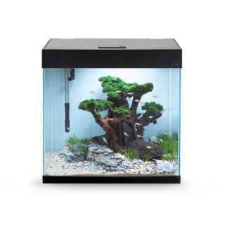 Aquael Akvaariumi komplekt OPTISET 130L (61x41x 60,5cm) must + akvaariumi kapp