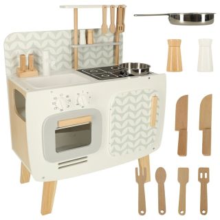 LULILO Wooden Kitchen with Retro Accessories (LU-4635)