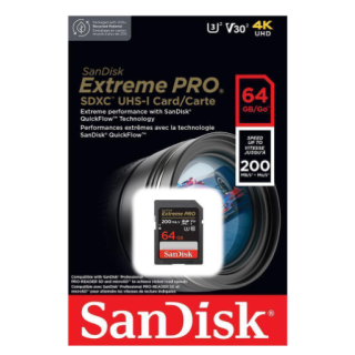 SanDisk Extreme Pro Memory Card 64GB (SDSDXXU-064G-GN4IN)