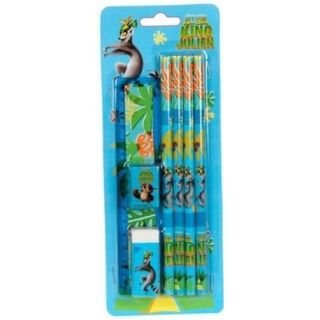Paso 00-3759PS Penguins set 4 pencils / Ruler 15cm / Sharpener / Eraser (00-3759PS)