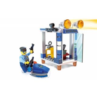 Blocki MyPolice Police station on water / KB0653 / Constructor with 57 parts / Age 6+ (KB0653)