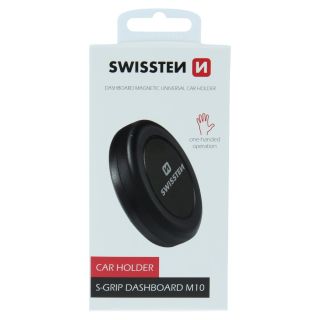 Swissten S-Grip M10 Universal Car Panel Holder With Magnet For Devices (SW-CH-PA-M10-BK)