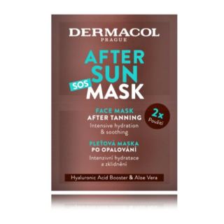 Dermacol After Sun Face Mask 2x8 ml (8595003132626)