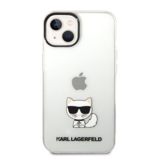 Karl Lagerfeld Choupette Logo Case for iPhone 14 Plus / Transparent (KLHCP14MCTTR)