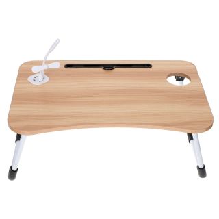 RoGer Foldable Laptop Desk for Bed with USB Stand (RO-5185)