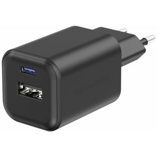 Swissten Travel Charger GaN USB-C / PD USB-A / 18W QC / 45W (22071310)