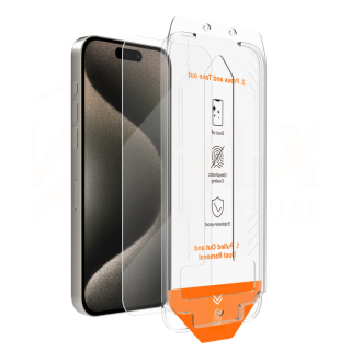 Vmax Easy Install 2.5D Tempered Glass for Apple iPhone 15 Pro Max (VMAX-EI-TG-IPH-15PM)