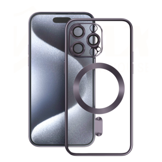Vmax Electroplating MagSafe Case for Apple iPhone 15 Pro (VMAX-EMS-IPH-15PR-PU)