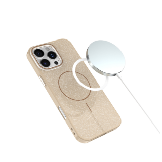 Mocco Glitter Thin Mag Back Case for Apple iPhone 16e (MO-GLI-IP-16e-BR)