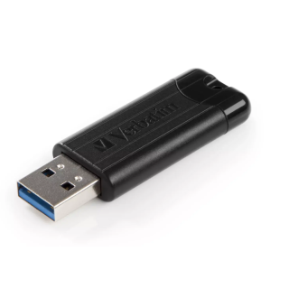Verbatim PinStripe USB 3.2 Gen 1 Flash Drive 128 GB (49319V)
