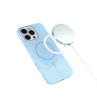 Mocco Glitter Thin Mag Back Case for Apple iPhone 16e (MO-GLI-IP-16e-BL)