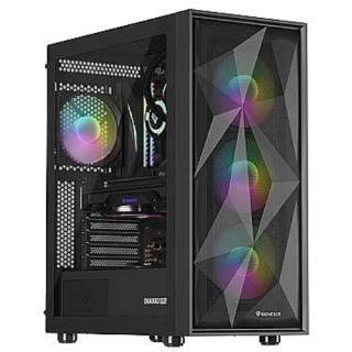 Genesis Diaxid 605 ARGB Midi Tower Computer Case (NPC-2172)