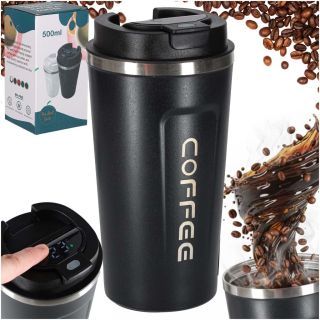 RoGer Thermos Mug with LED Temperature Display 500ml Black (5903039769298)