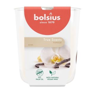 Bolsius True Scents Scented Candle 80x73mm Vanilla (37930375)