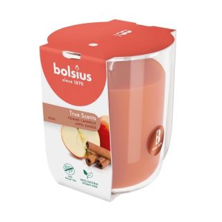 Bolsius True Scents Scented Candle 80x73mm Apple Cinnamon (37930395)