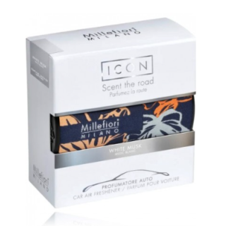 Millefiori Milano Icon Car Air Freshener White Musk Textil Floral (8051938698007)