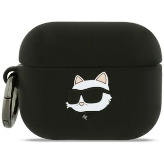 Karl Lagerfeld 3D Logo NFT Choupette Head Silicone Case for Apple AirPods Pro 3 (KLAP3RUNCHK)
