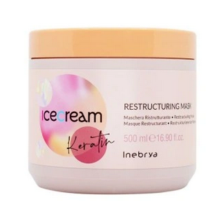 Inebrya Ice Cream Keratin Restructuring Mask 500 ml (8008277263113)