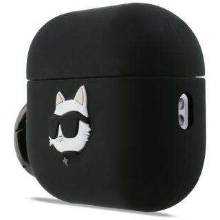 Karl Lagerfeld 3D Logo NFT Choupette Head Silicone Case for Apple AirPods Pro 3 (KLAP3RUNCHK)