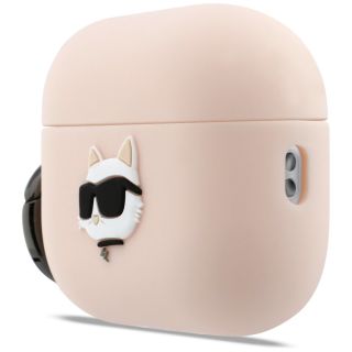 Karl Lagerfeld 3D Logo NFT Choupette Head Silicone Case for Apple AirPods Pro 3 (KLAP3RUNCHP)